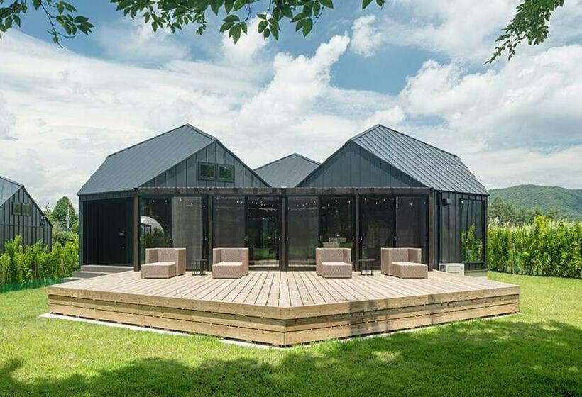 Familienzimmer, Bergblick, グランピングヴィレッジ富士河口湖