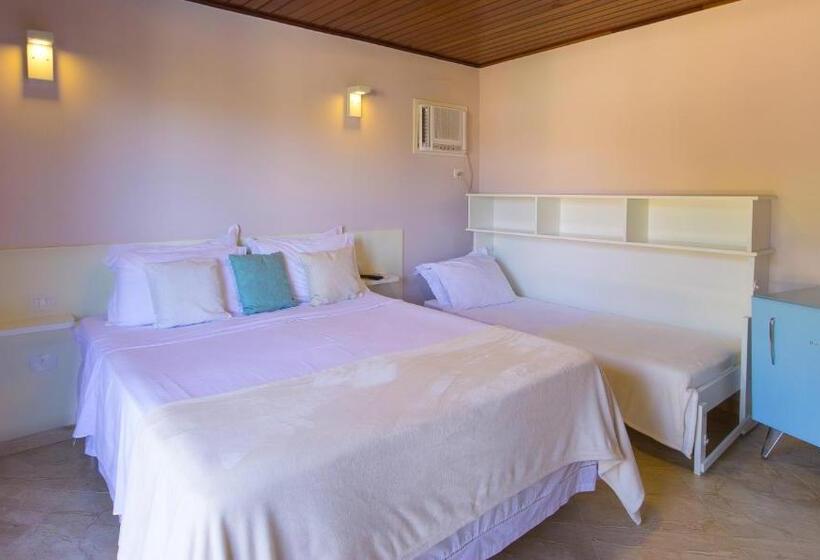 اتاق استاندارد سه تخته با بالکن, Pousada Villa Valentina