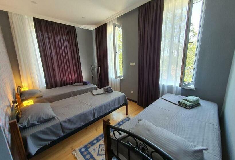 اتاق استاندارد سه تخته با چشمانداز باغ, Velio Guest House