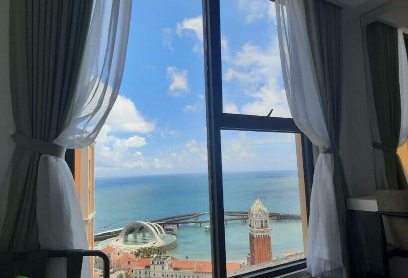 استودیوی استاندارد با چشم‌انداز دریا, E3 Hillside Apartment Phú Quốc