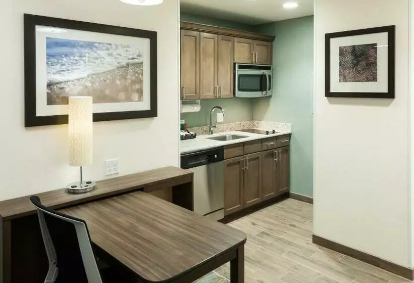 キングサイドベッドのスタンダードワンルーム, Homewood Suites By Hilton Cape Canaveralcocoa Beach
