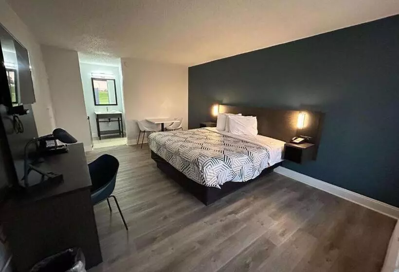 キングサイズベッドのスタンダードルーム, Motel 6 Hammond, La – I 12 – I 55