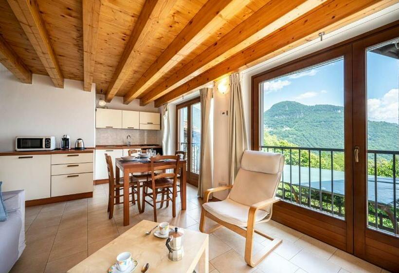 침실 1개 가든 전망 아파트, Agribenessere Brenzio