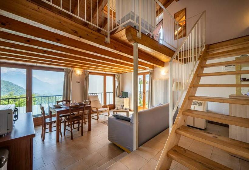 침실 1개 가든 전망 아파트, Agribenessere Brenzio