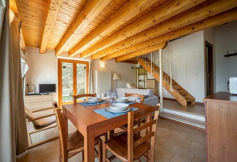 침실 1개 가든 전망 아파트, Agribenessere Brenzio