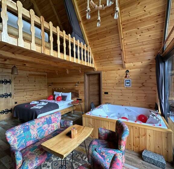 غرفة قياسية مزوَّدة بتراس, Dağlara Bungalov