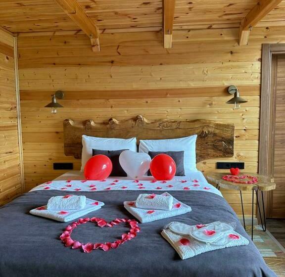 غرفة قياسية مزوَّدة بتراس, Dağlara Bungalov