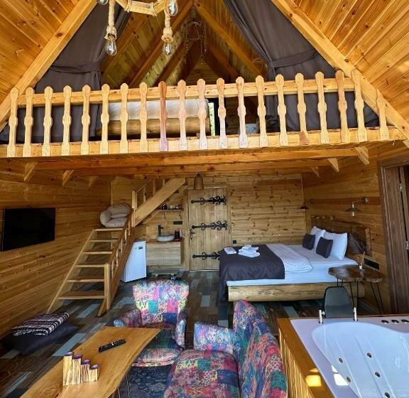 غرفة قياسية مزوَّدة بتراس, Dağlara Bungalov