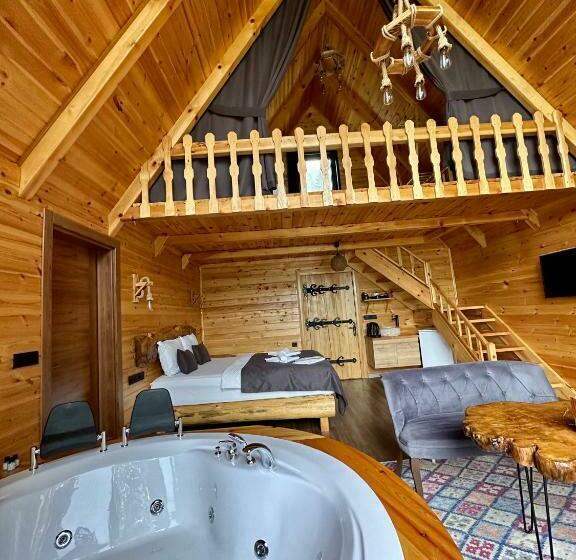 غرفة قياسية مزوَّدة بتراس, Dağlara Bungalov