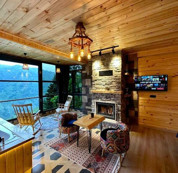 غرفة قياسية مزوَّدة بشُرفة, Dağlara Bungalov