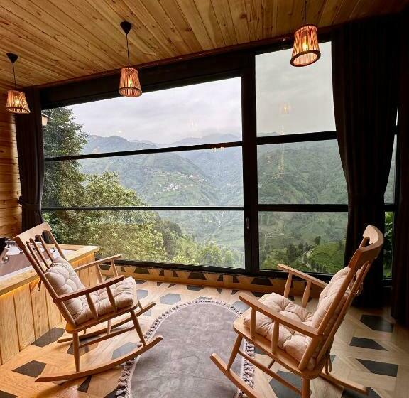 غرفة قياسية مزوَّدة بشُرفة, Dağlara Bungalov