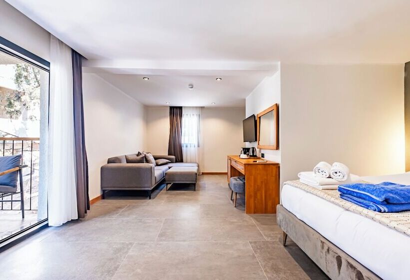 套房带园景, Isolina Bodrum