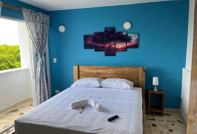 غرفة ديلوكس مطلّة علي البحر مزوَّدة بشُرفة, Isla Mágica