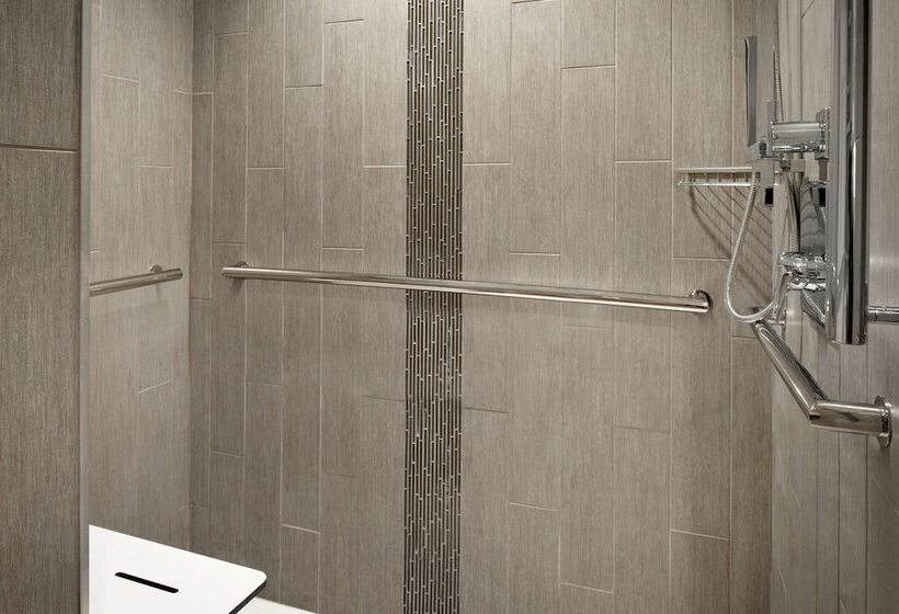 带双人床的标准工作室, Embassy Suites By Hilton Charlotte Uptown 