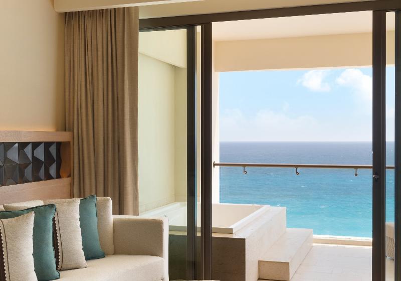 带海景的标准房, Turquoize At Hyatt Ziva Cancun Adults Only All Inclusive