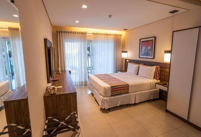 带阳台的豪华间, Amora Hotel Maresias