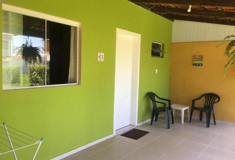 חדר לארבעה סטנדרטי עם מרפסת, Refúgio Do Bosque