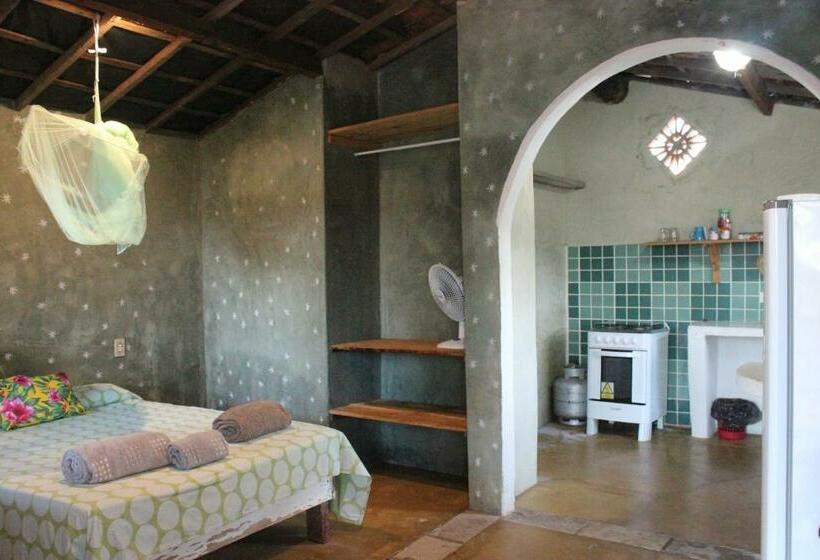 חדר דלוקס עם מרפסת נוף לים, Lagoa Dos Coqueiros