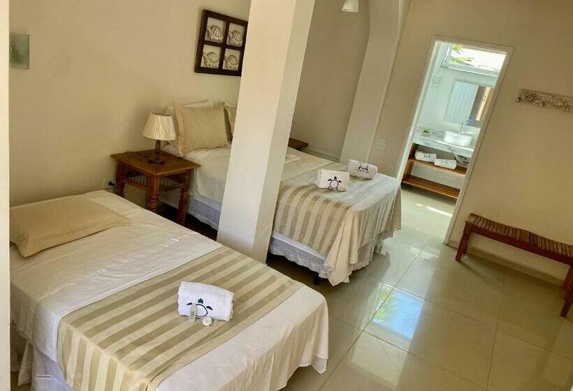 Pokój Czteroosobowy Standard, Pousada Tortugas