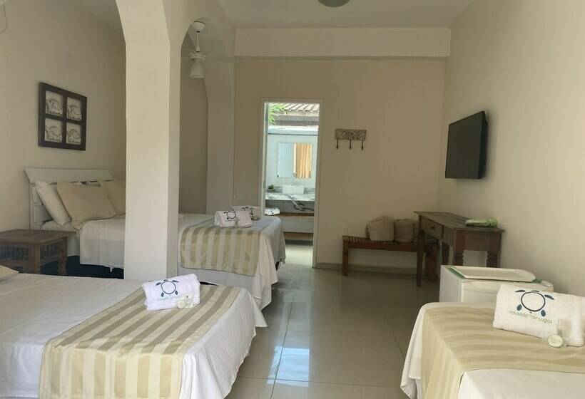 Pokój Czteroosobowy Standard, Pousada Tortugas