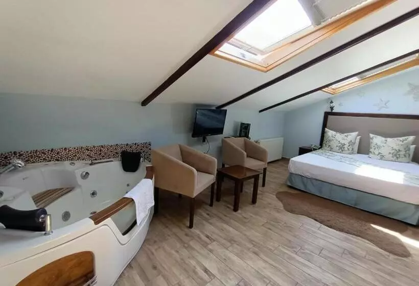 キングサイズベッドのデラックスルーム, Beyaz Konak Otel