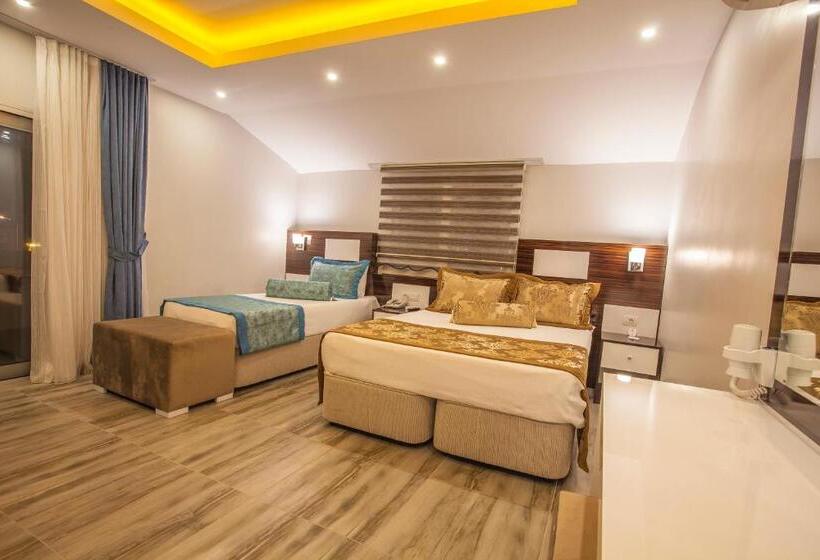 غرفة عائلية, Pamukkale Termal Ece Otel