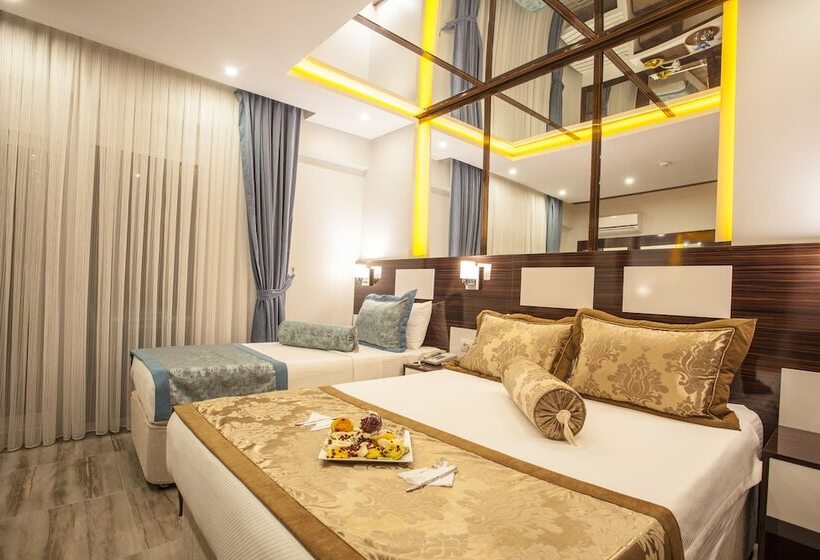 غرفة ديلوكس مزودة بشرفة, Pamukkale Termal Ece Otel