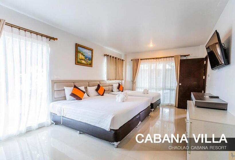 침실 2개 빌라 바다 전망, Chaolao Cabana Resort