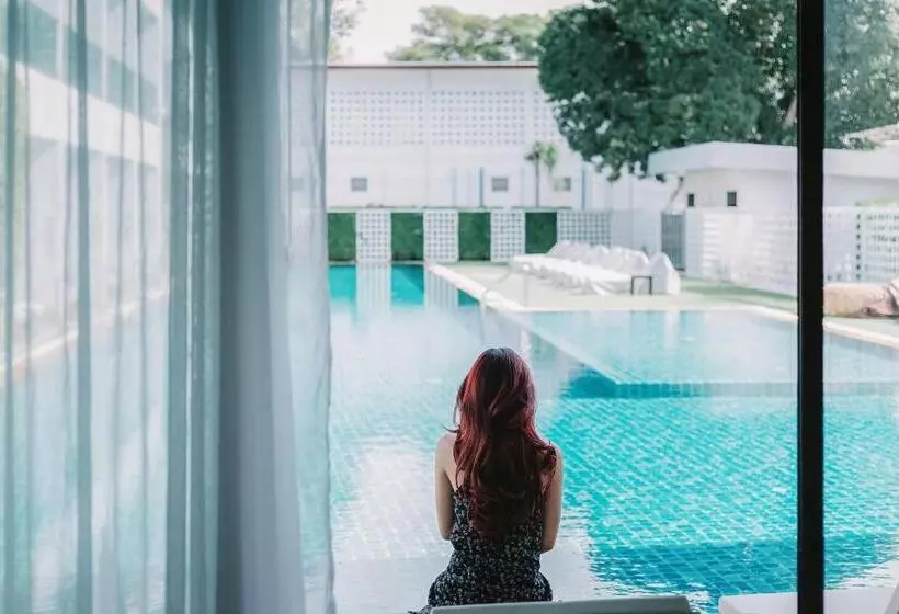 キングサイズベッドのスタンダードルーム, Chaolao Cabana Resort