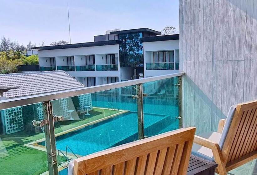 풀장 전망 디럭스 룸, Chaolao Cabana Resort