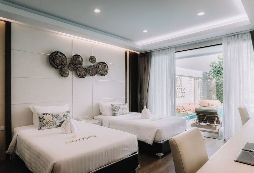 디럭스 룸, Chaolao Cabana Resort