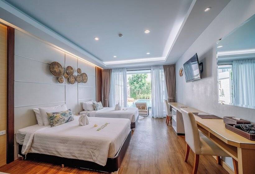 디럭스 룸, Chaolao Cabana Resort