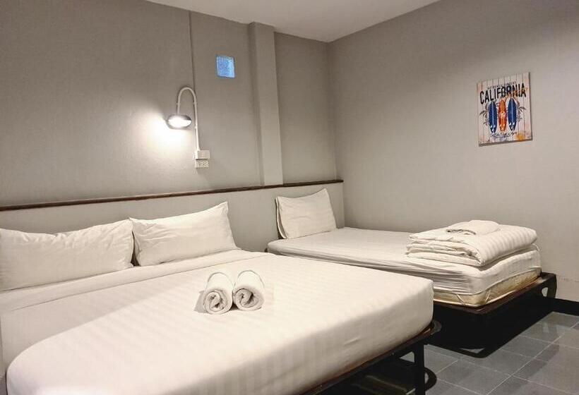 스탠다드 트리플 룸, The 8 Factory Hotel Phitsanulok