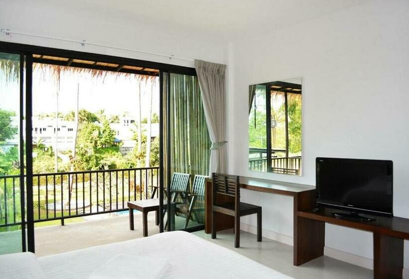 풀장 전망 디럭스 룸, The Nidhra Boutique Resort