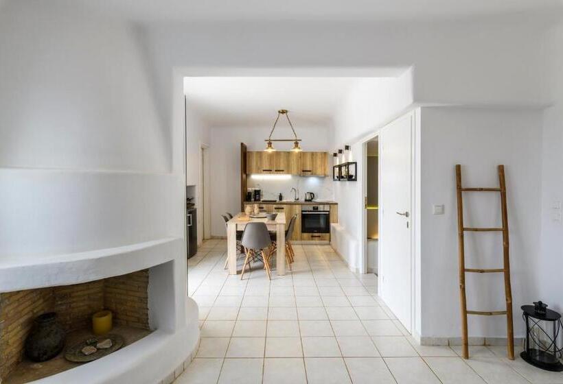 스위트 킹사이즈 침대, Sea Rock & Sky Private Mykonos Residence