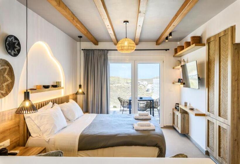 سوییت با چشمانداز دریا, Sea Rock & Sky Private Mykonos Residence