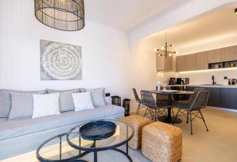 带1个卧室和海景的别墅, Sea Rock & Sky Private Mykonos Residence