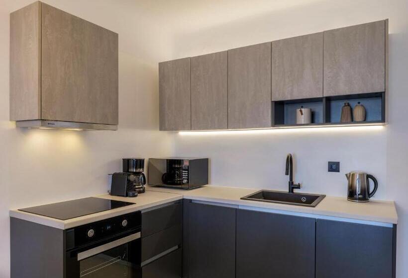 オーシャンビューの１ベッドルームビラ, Sea Rock & Sky Private Mykonos Residence