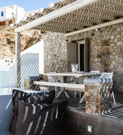 带1个卧室的高级公寓, Sea Rock & Sky Private Mykonos Residence