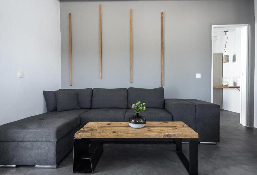 带1个卧室的高级公寓, Sea Rock & Sky Private Mykonos Residence