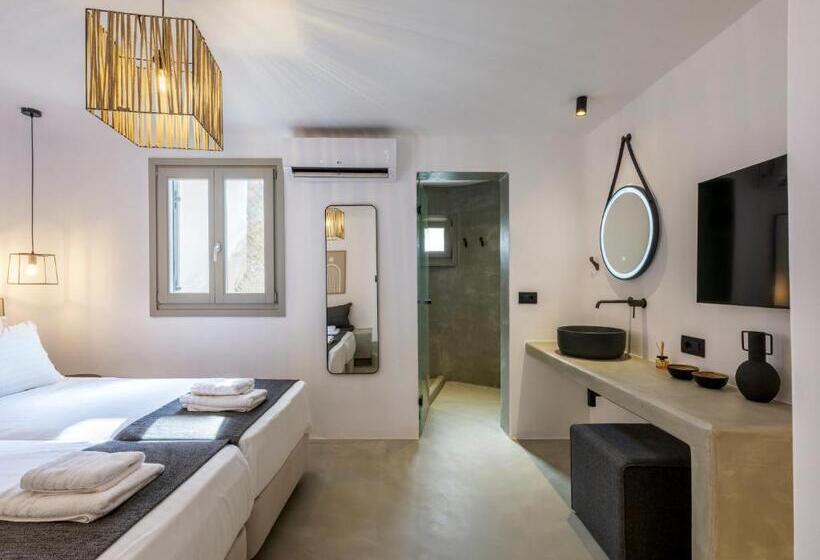 オーシャンビューの１ベッドルームビラ, Sea Rock & Sky Private Mykonos Residence