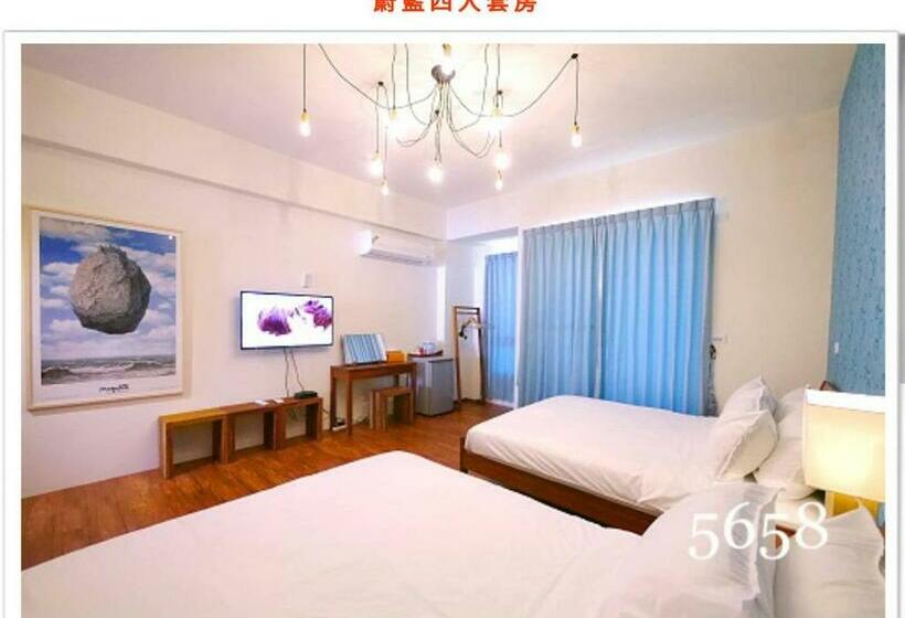 اتاق استاندارد چهار تخته, 蔚藍白鷺民宿