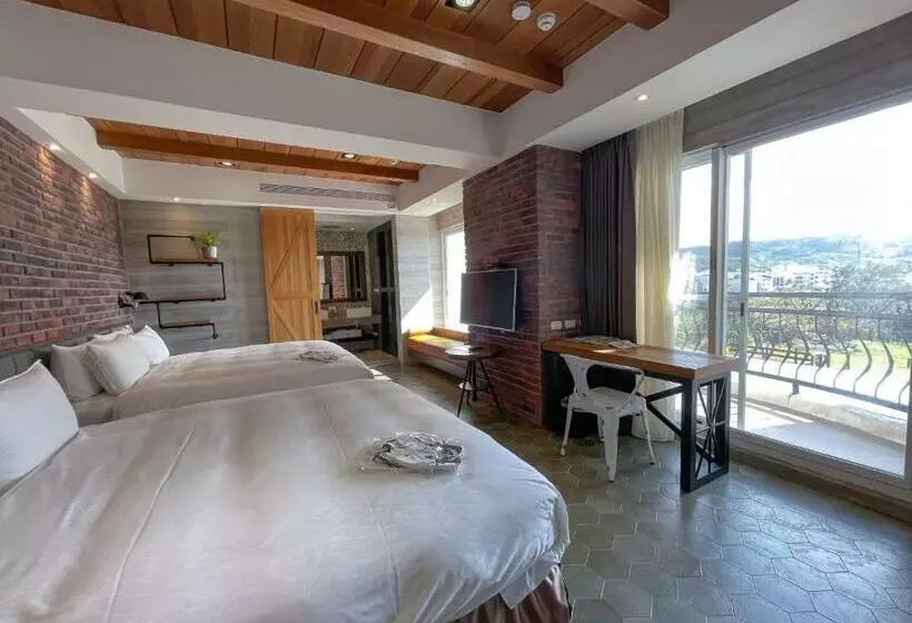 اتاق استاندارد چهار تخته با چشمانداز دریا, Kenting 4 Sisters Villa