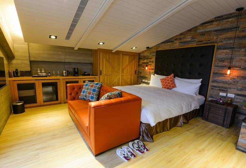 Standardzimmer Doppelbett Meerblick, Kenting 4 Sisters Villa