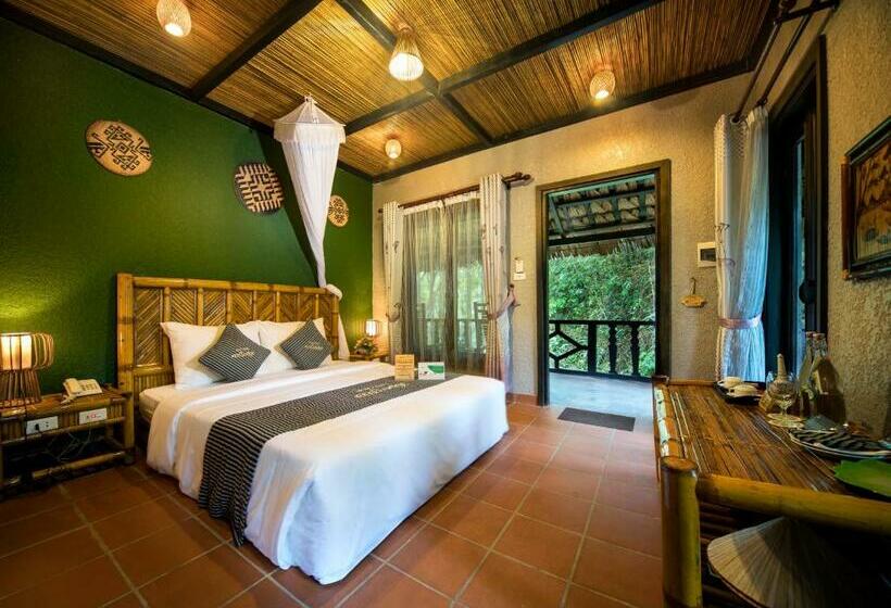 اتاق سوپریور با چشم‌انداز باغ, Mai Chau Ecolodge