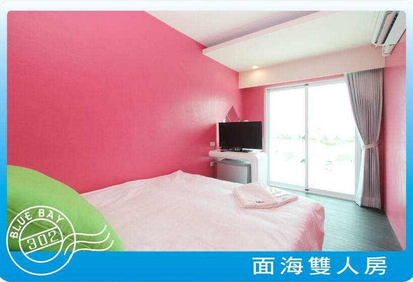 اتاق استاندارد با بالکن و چشمانداز دریا, Kenting Blue Bay Inn