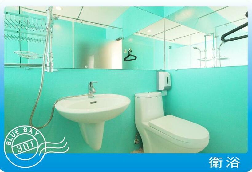 اتاق استاندارد با بالکن و چشمانداز دریا, Kenting Blue Bay Inn