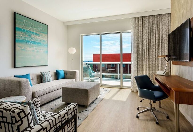 ダブルベッドのスタンダードスタジオ, Hampton Inn & Suites Santa Monica