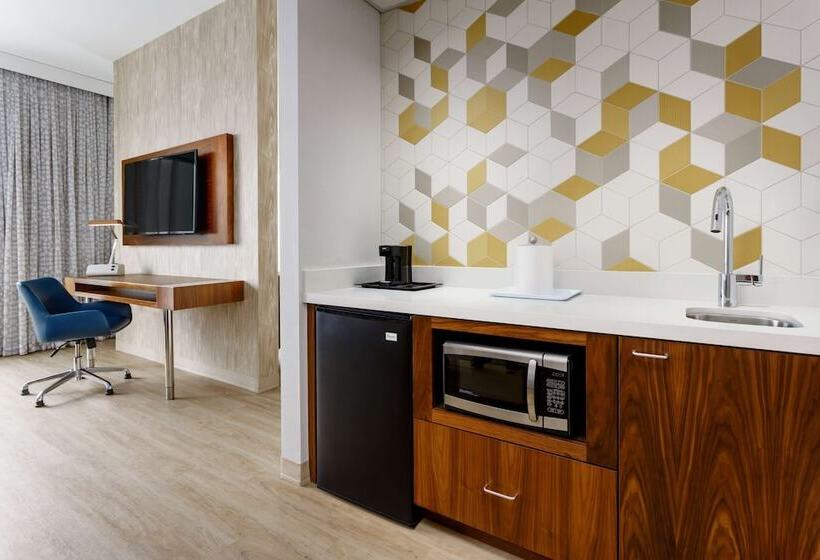 带双人床的标准工作室, Hampton Inn & Suites Santa Monica