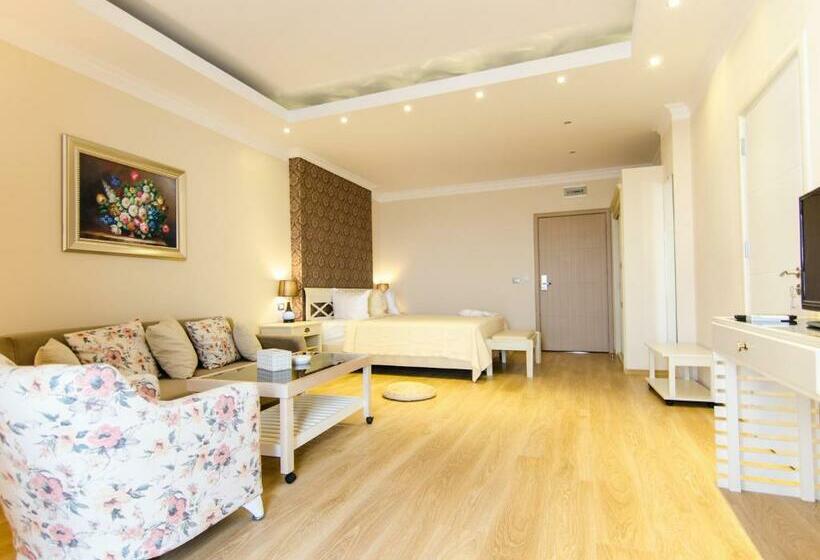 스탠다드 발코니 룸 측면 바다 전망, Phoenicia Luxury